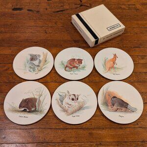 Aussie Animal Drinks Coasters - Set of 6